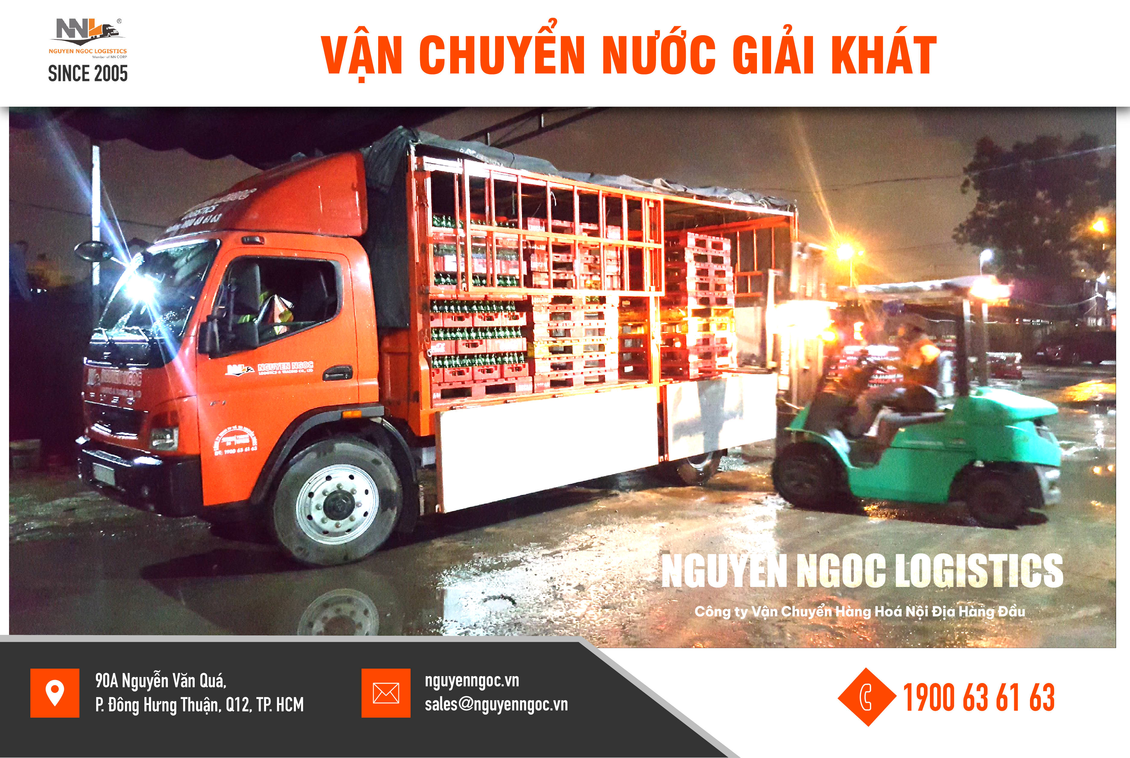 vận chuyển nước giải khát